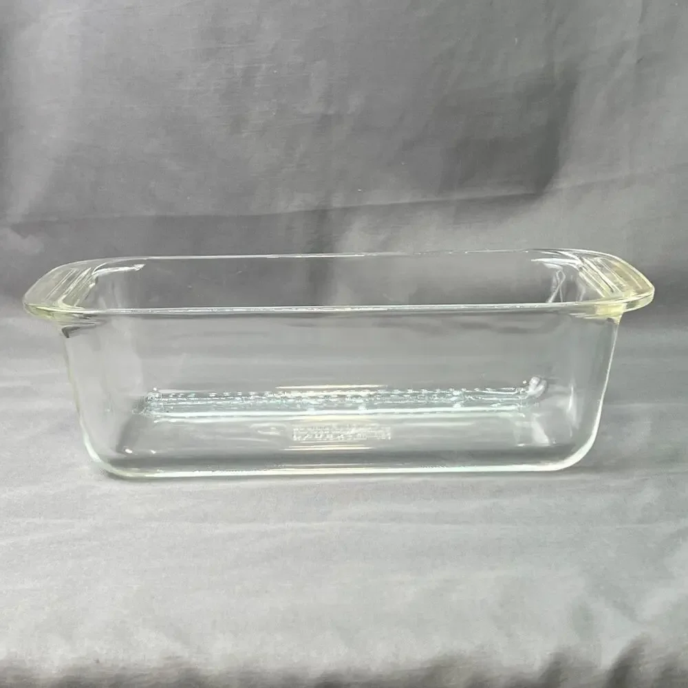 Pyrex 213 Clear Glass Loaf Pan 1.5 Qt 9x5 Baking Dish Made in USA